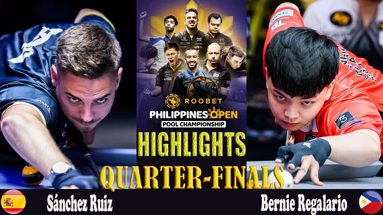 QUARTER-FINALS | Francisco S&aacute;nchez Ruiz vs Bernie Regalario | HIGHLIGHTS |2026 Philippines Open