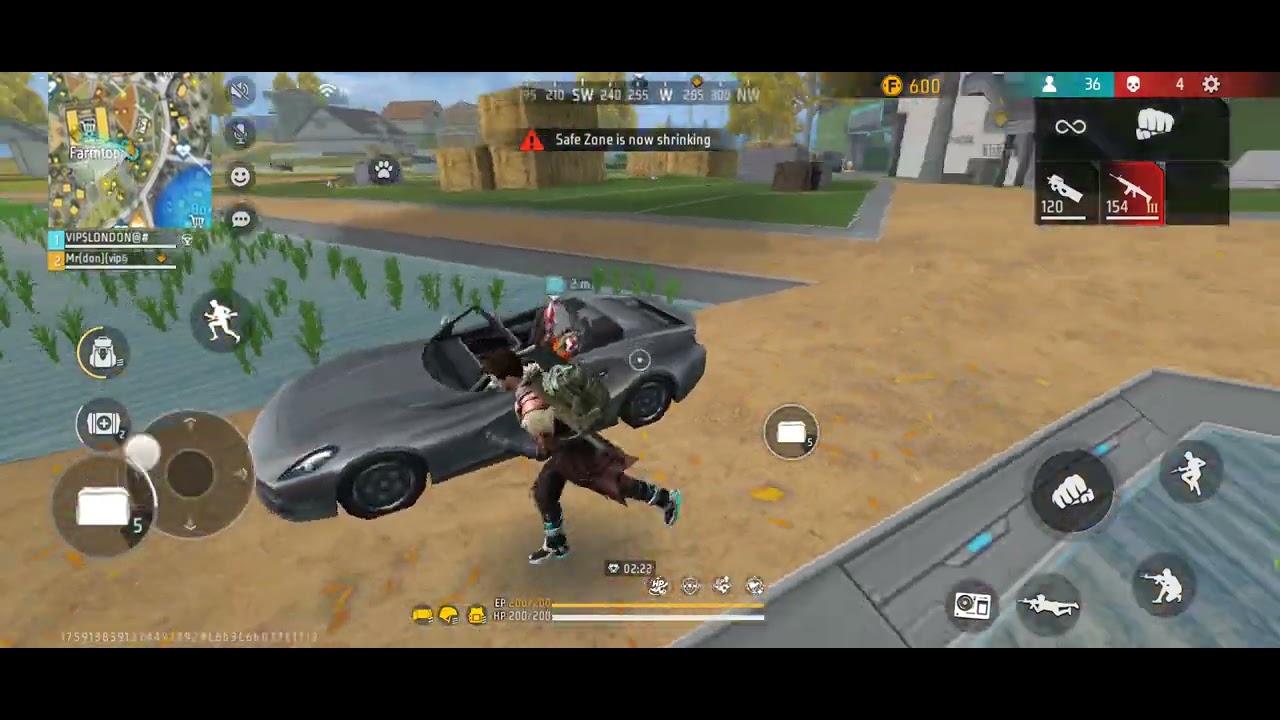 Gameplay of the deadly duo's in free fire 🔥 😎