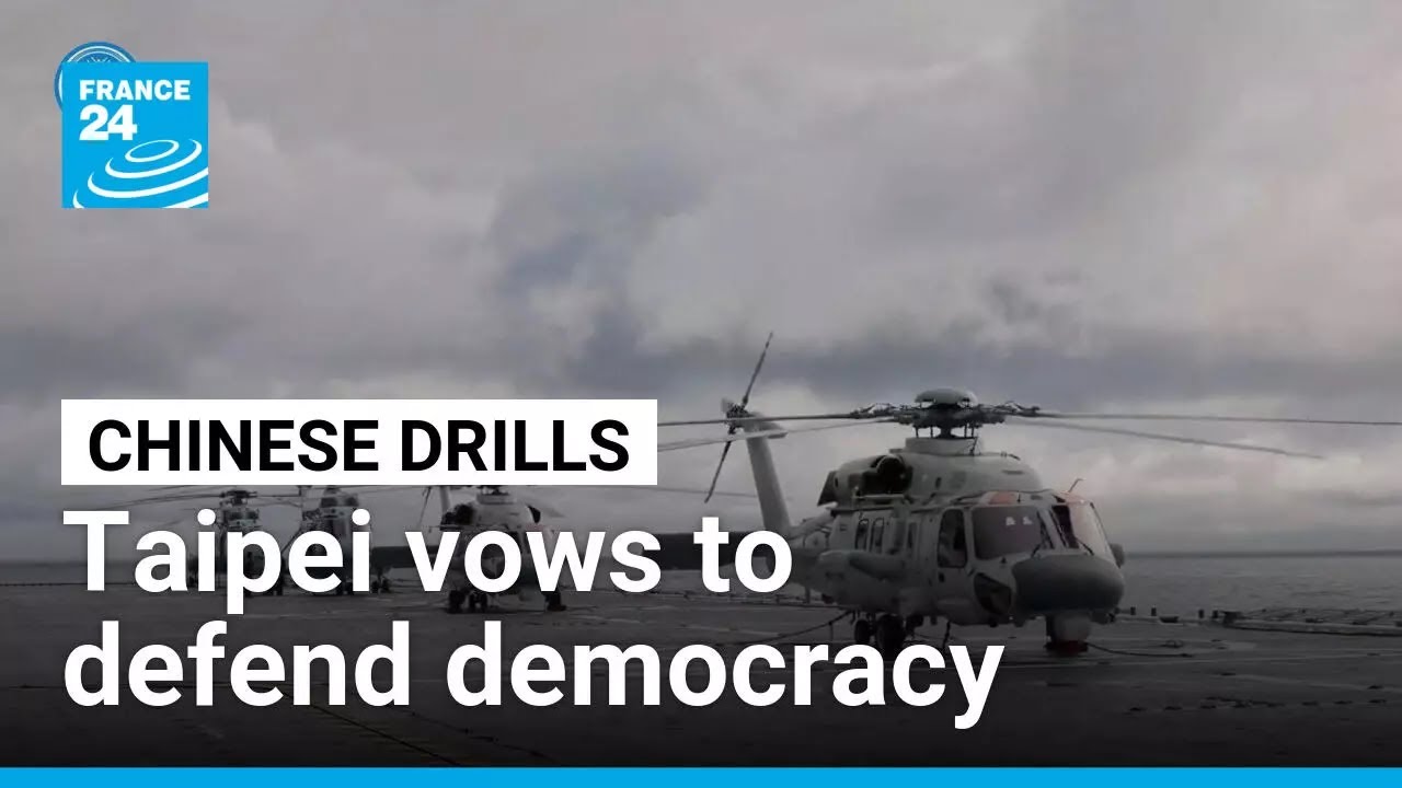 Taiwan vows to defend democracy as Chinese threat looms &bull; FRANCE 24 English