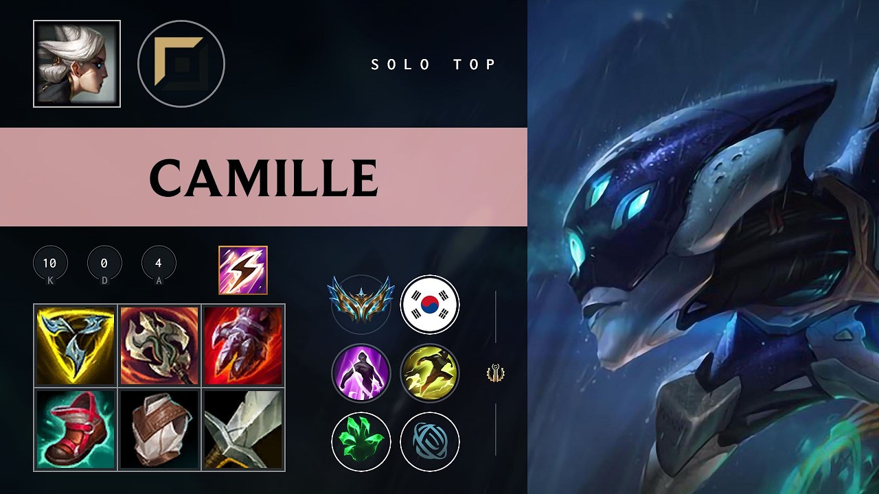 Camille Top vs K'Sante - KR Challenger Patch 26.08
