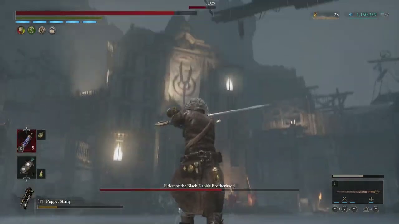 Lies of P Boss Weapon Run - Eldest of the Black Rabbit Brotherhood