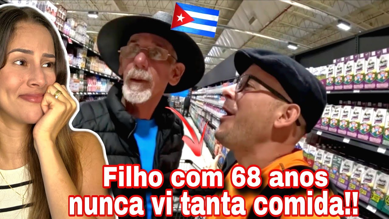 COM 68 ANOS, IDOSO CUBANO CONHECE UM MERCADO PELA PRIMEIRA VEZ