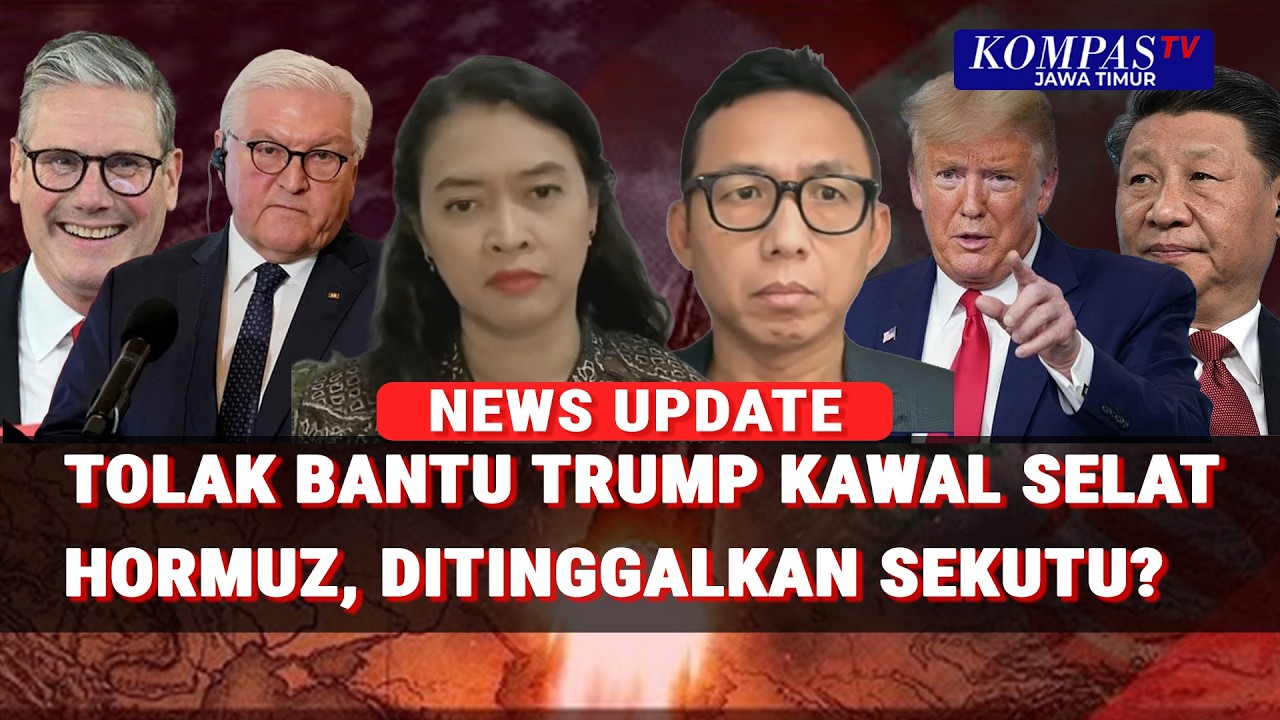 7 Negara Tolak Kawal Hormuz, Trump Ditinggalkan Sekutu! Jerman Inggris Belanda Tolak Permintaan AS