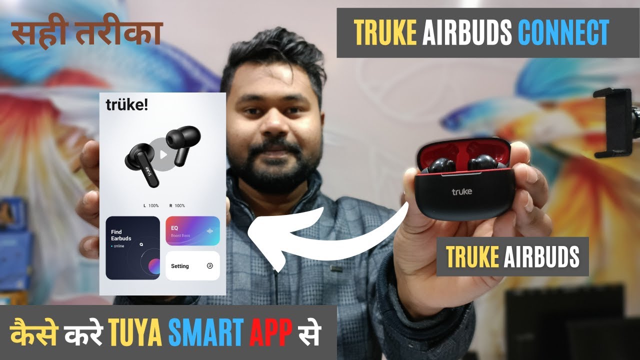 How to Connect Truke Airbuds/Earbuds With Tuya Smart App/Smart life- smart Living #techniczilla