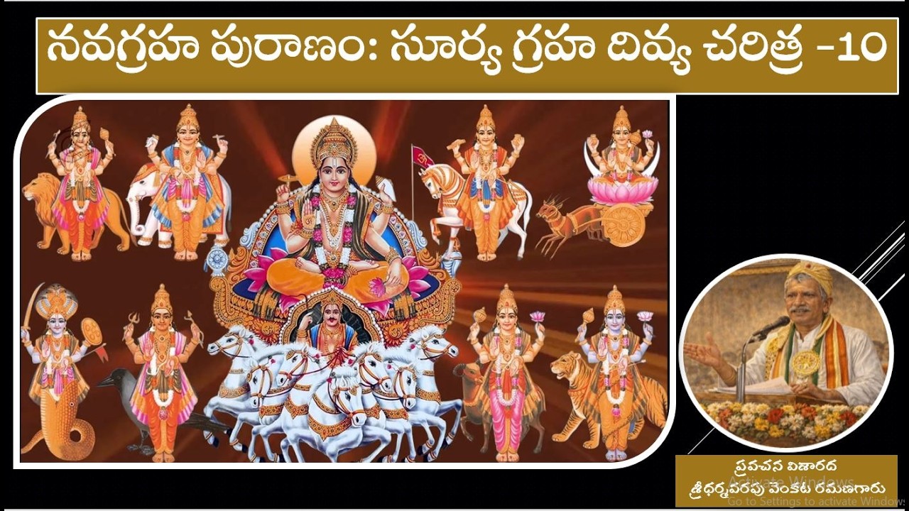 నవగ్రహ పురాణం: సూర్య గ్రహ దివ్య చరిత్ర -10|| mohanavani Telugu podcast||