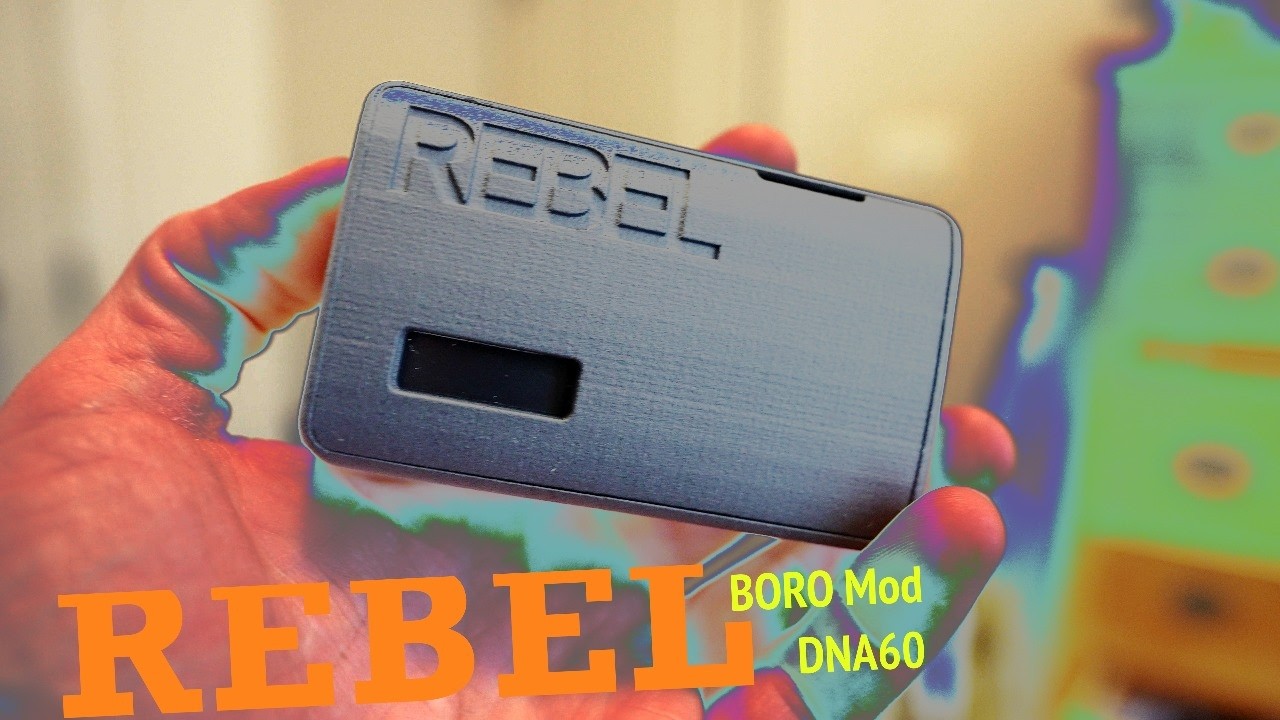 Rebel Mods - DNA60C / 21700 Boro Mod v1 из нейлона PA11, напечатанного на 3D-принтере