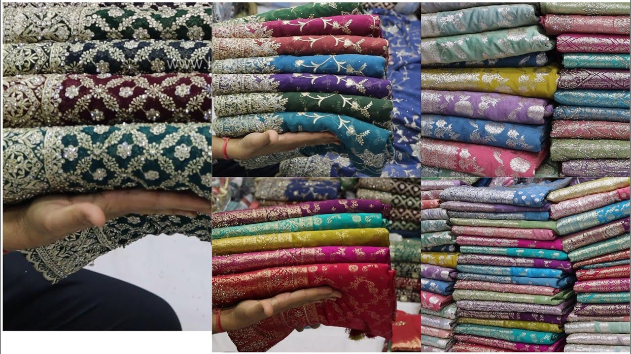 RAMZAN New heavy Banarasi Designer Sarees jarkan stone