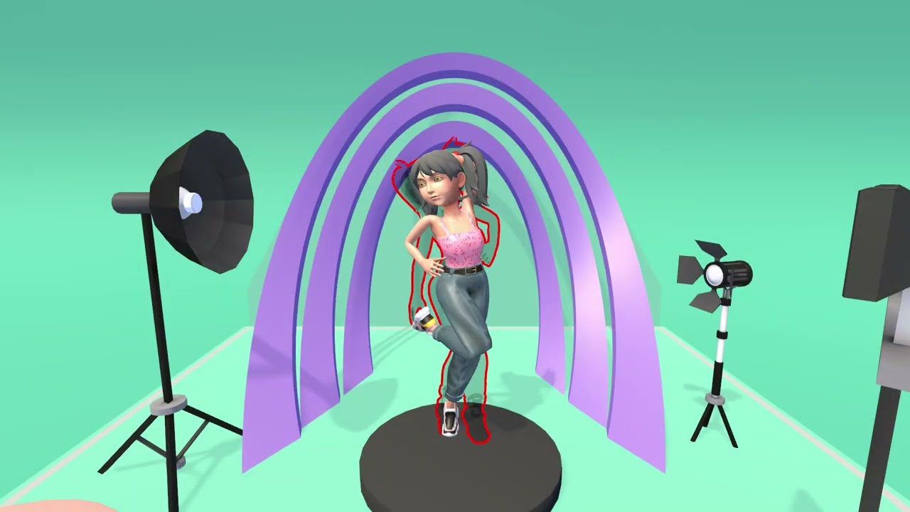 Perfect Pose Maker Puzzle Game