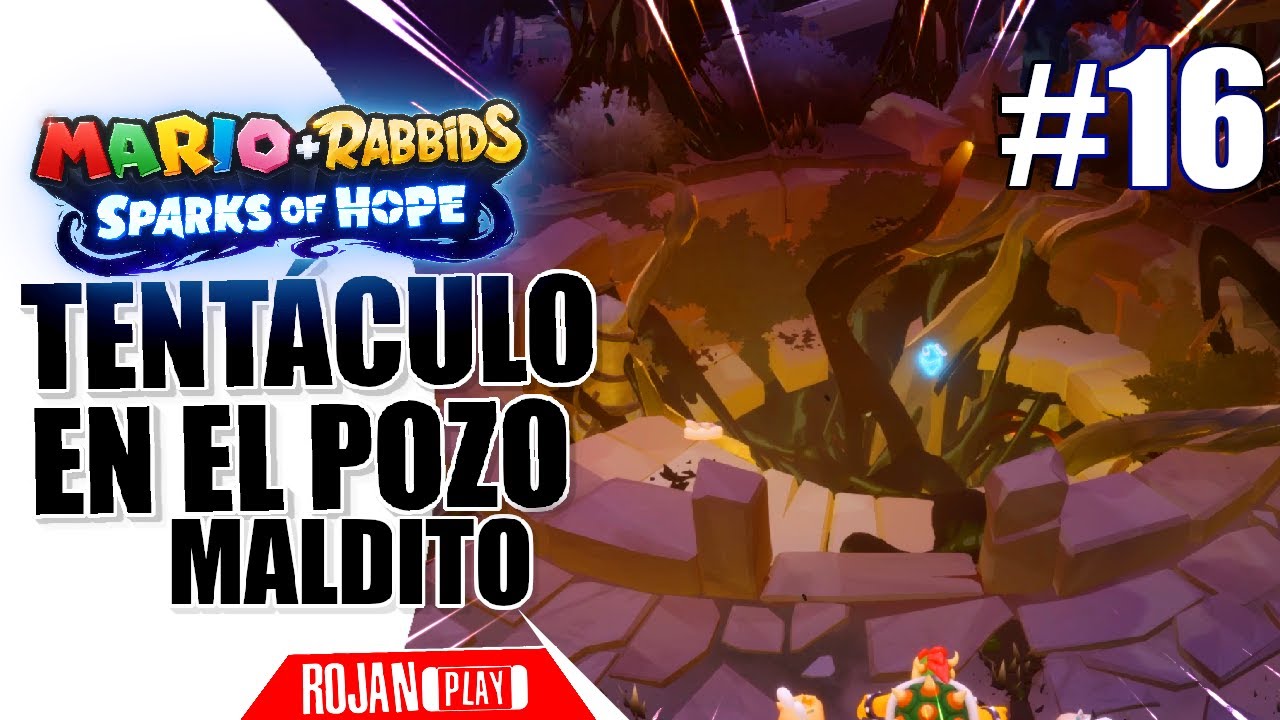 TENT&Aacute;CULO en el POZO ABANDONADO 🐙 MARIO + RABBIDS SPARKS OF HOPE ✨ Parte 16. Gameplay