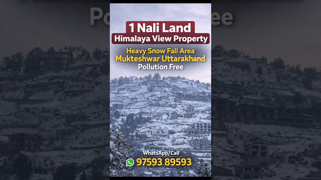 1 Nali Land For Sale in Mukteshwar Nainital Himalaya View Property Pollution Free Best Deal ActFast