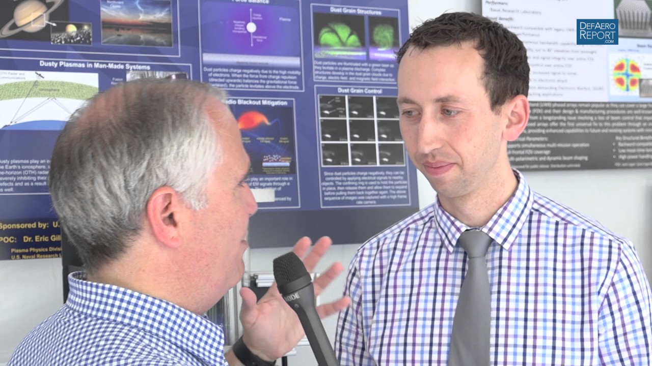 DoD Lab Day 2017: US Naval Research Lab's Gillman on Dusty Plasma