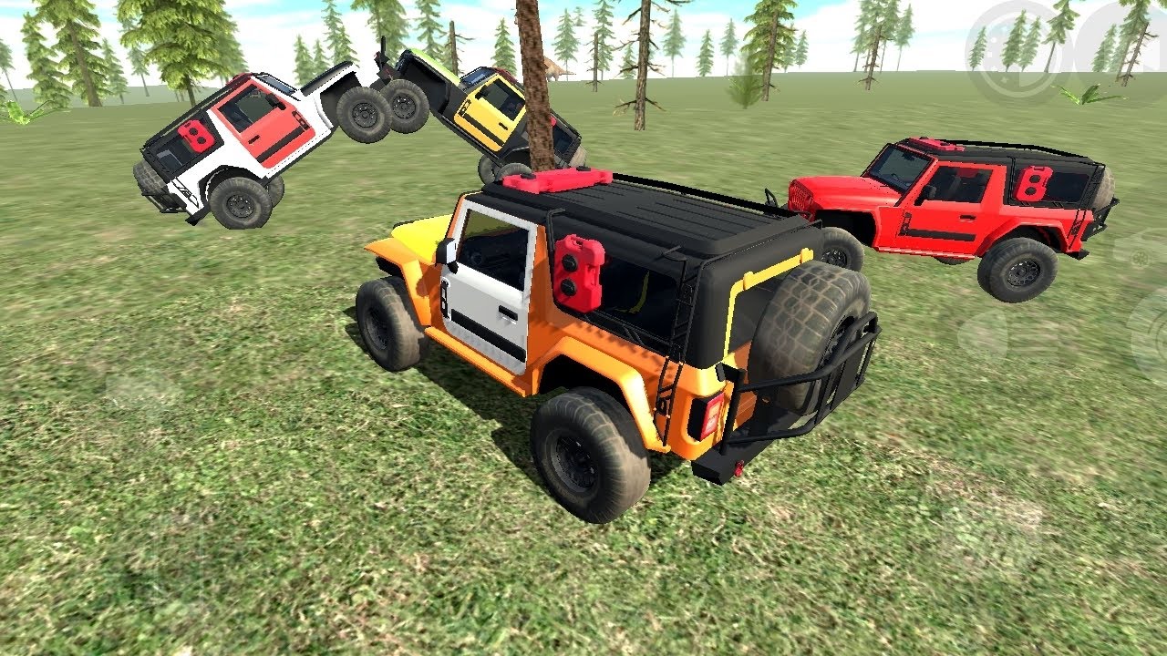 Mahindra Thar Gameplay Stunt Gaming Video | Thar Flaying 