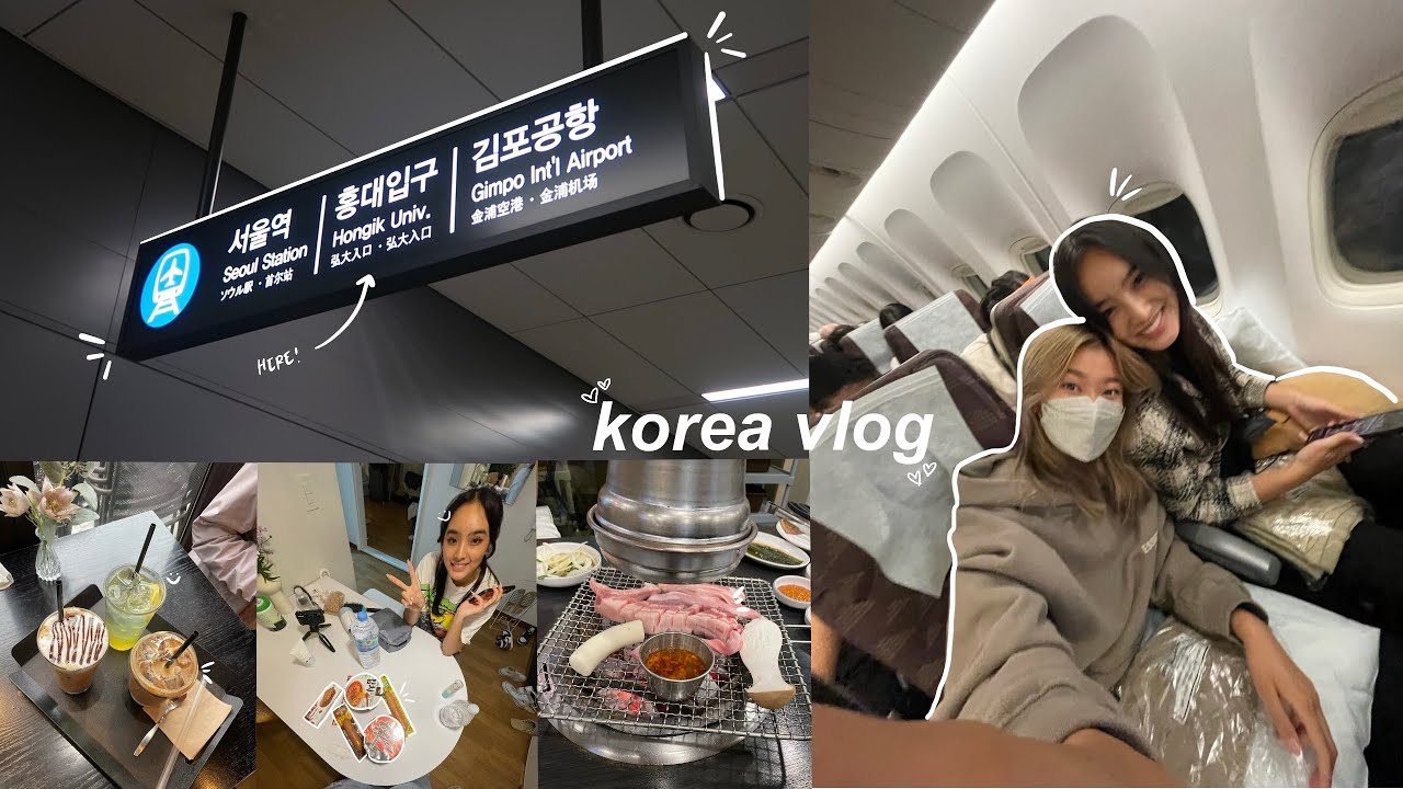 korea vlog: flying korean air, yummy food, airbnb tour! ✈️