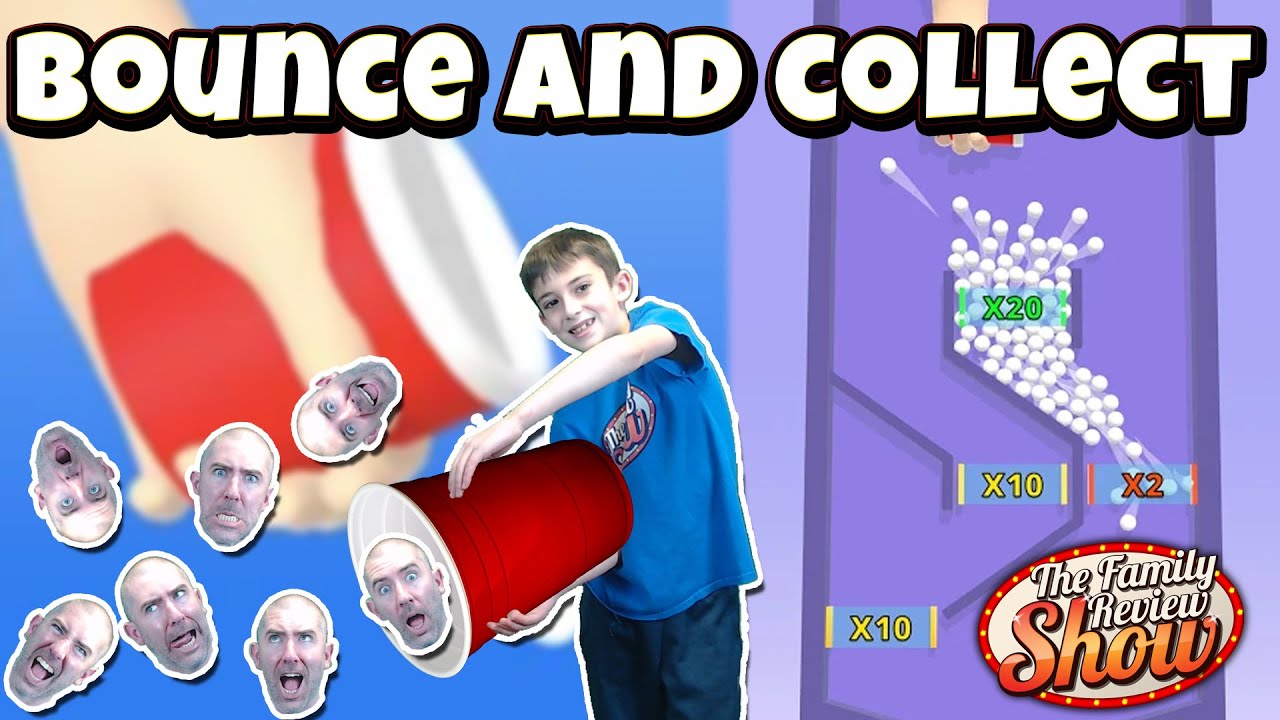 Bounce and Collect Gameplay and Review ⚪🥤 (iOS and Android Mobile Game)