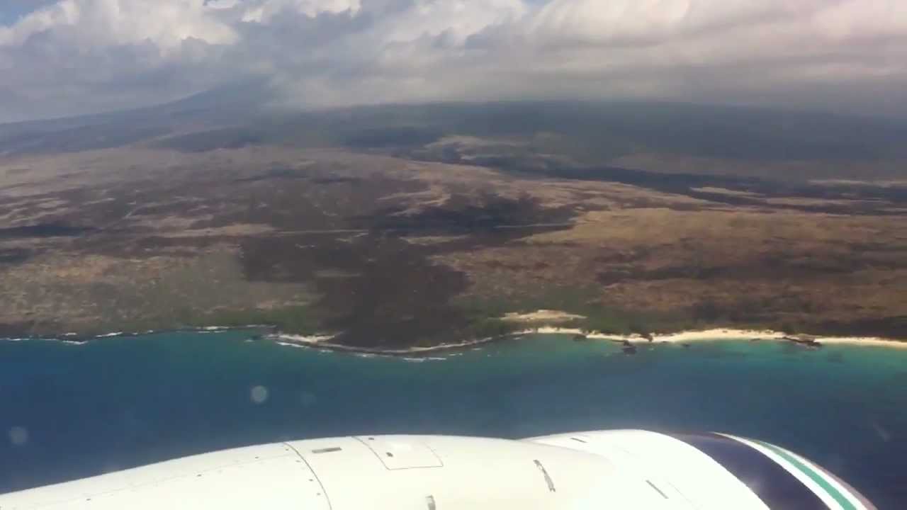 Boeing 737 Perfect Landing Kailua Kona Hawaii