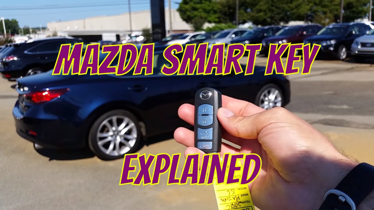 Объяснение смарт-ключа Mazda