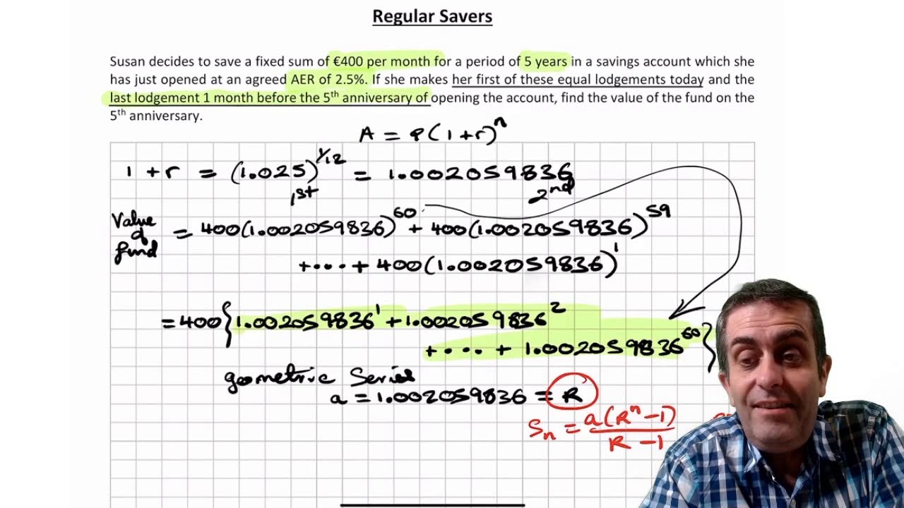 Financial Maths (Part 1 Savings and Investments)
