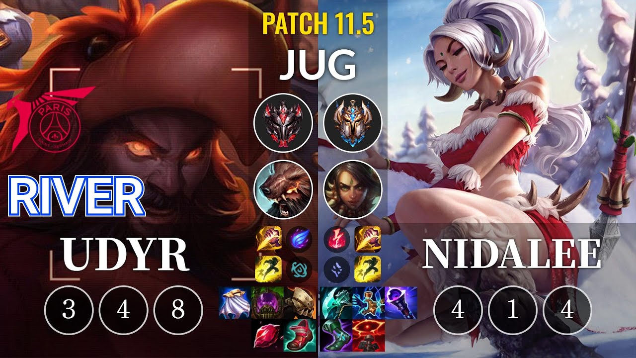 TLN River Udyr vs Nidalee Jungle - KR Patch 11.5