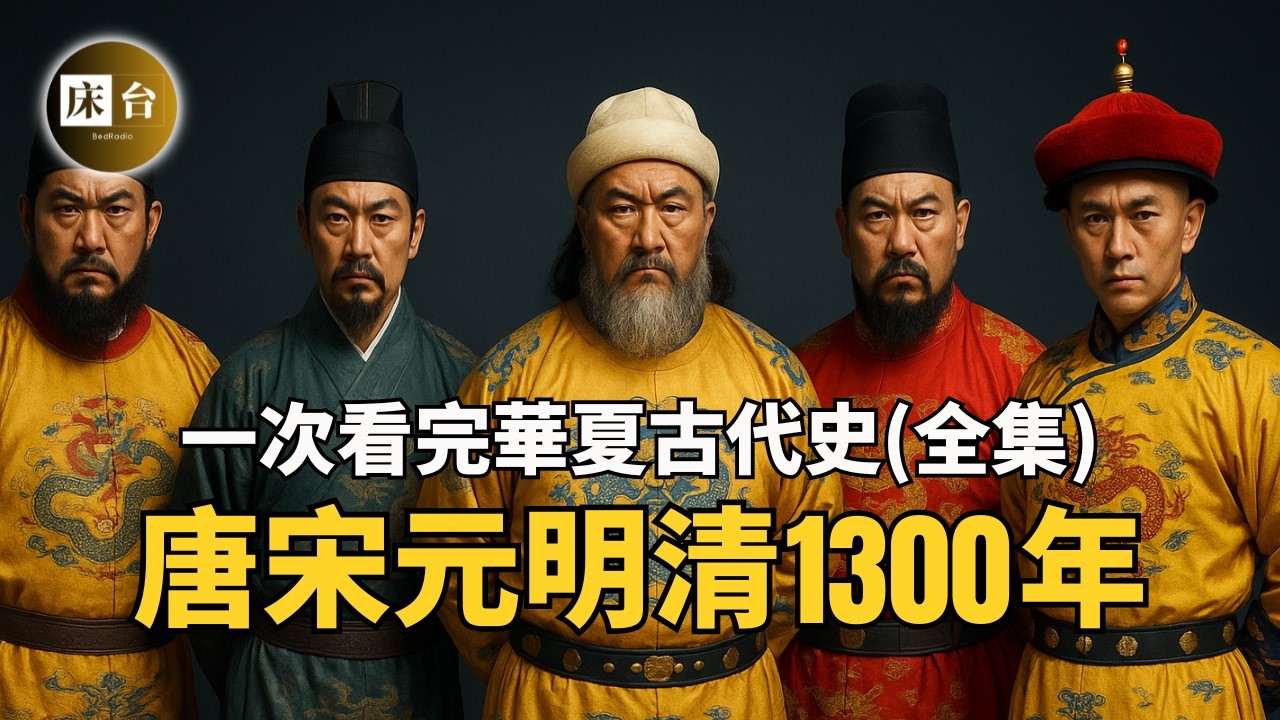 一口氣看完“唐宋元明清”五朝故事：超詳細敘說唐朝到清朝的盛衰興亡！中華百位帝王的真實生活與秘事奇聞 | 床台