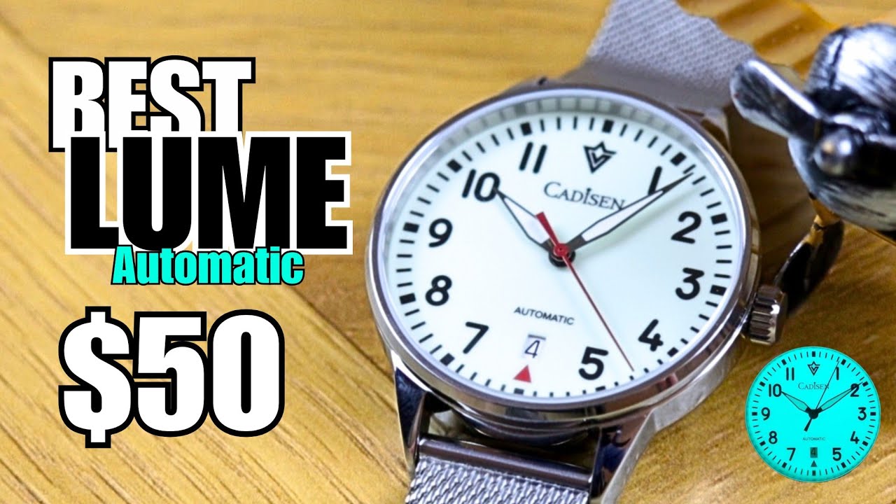 FRESH DESIGN For $50!? CADISEN C8224 Automatic Luminous Dial Review