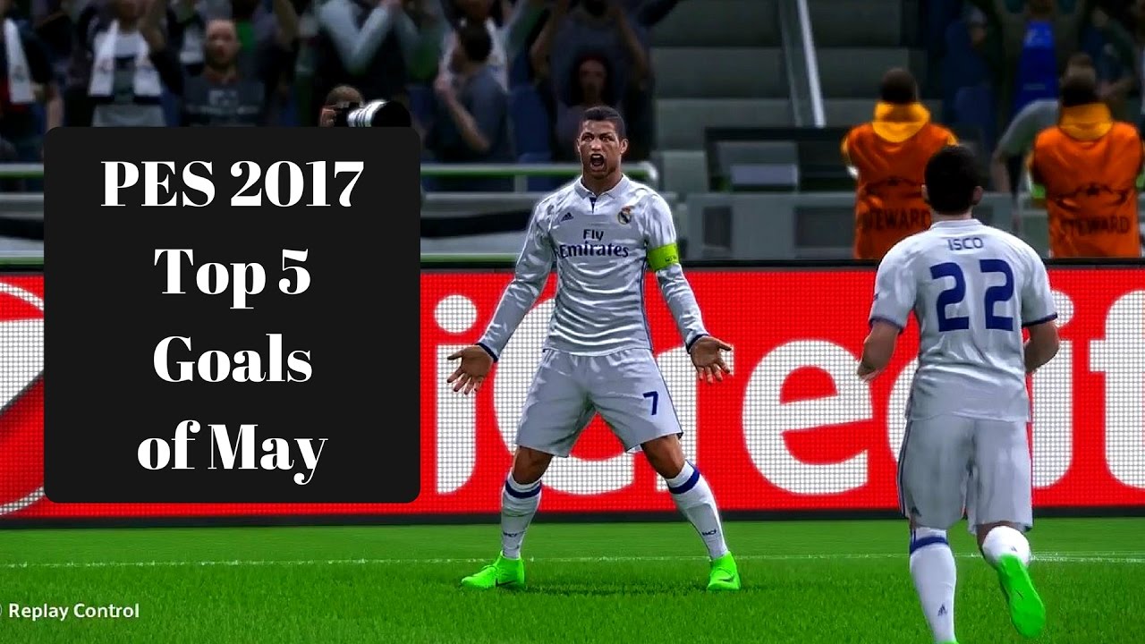 PES 2017 Top 5 Goals Of The Month 