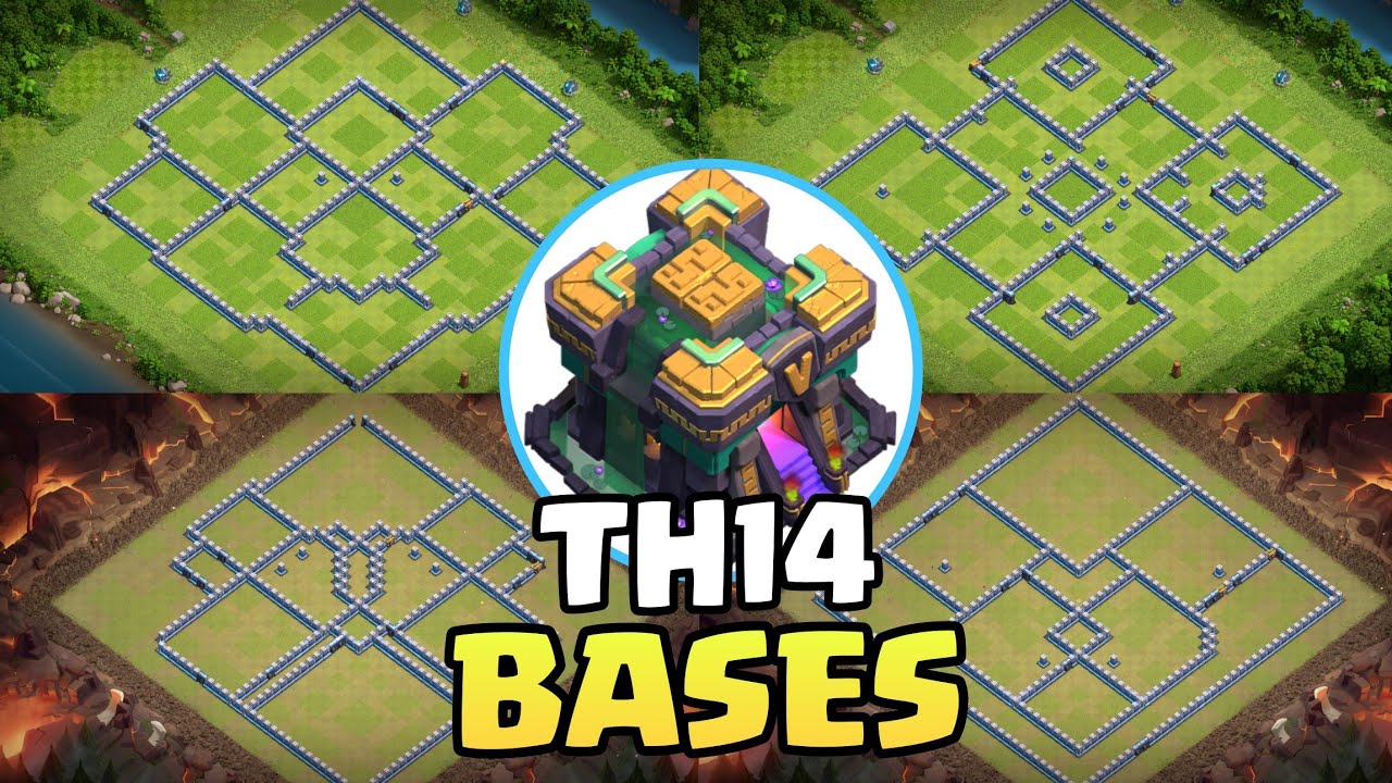 BEST TOP - 4 TH14  TROPHY 🏆 / WAR / LEGEND LEAGUE BASE WITH COPY LINKS || TH14 ANTI 2 STAR BASE 