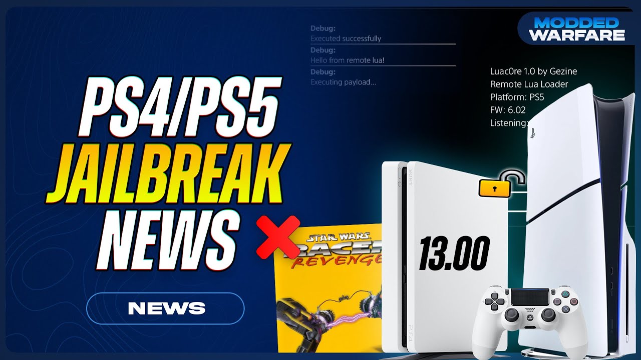 Новости о взломе PS4/PS5: Mastic0re мертв?, прогресс PSVue 13.00, веб-интерфейс Y2JB, ускорение F...