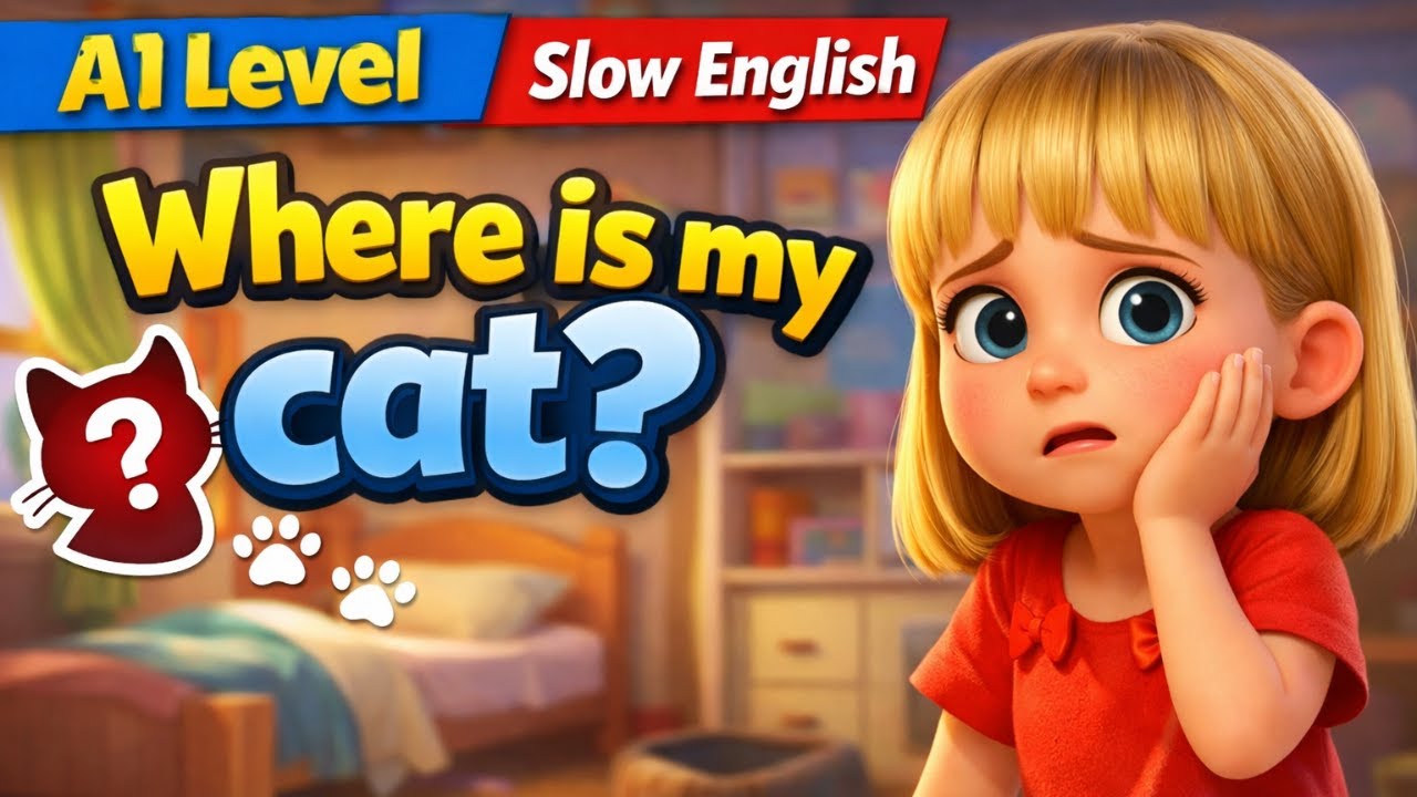 Easy English Listening Practice | Slow English | English Learning Story | A1