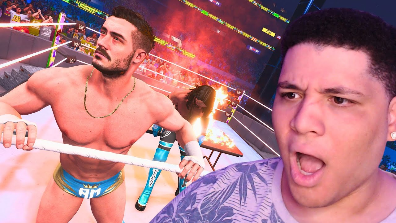 I Played As SimplyBetterAM In WWE 2K23 Online Mode!