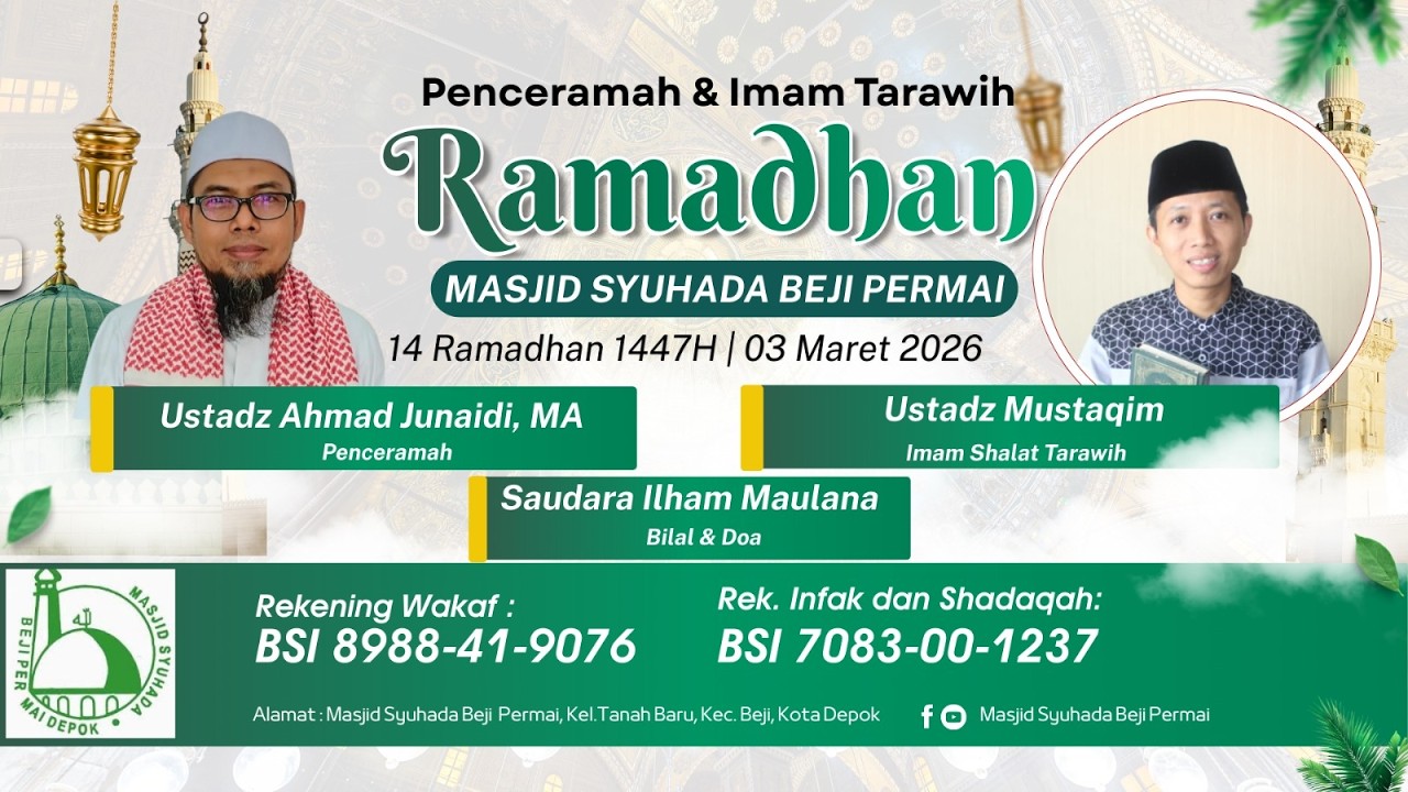 Imam Sholat Tarawih - Ustadz Mustaqim