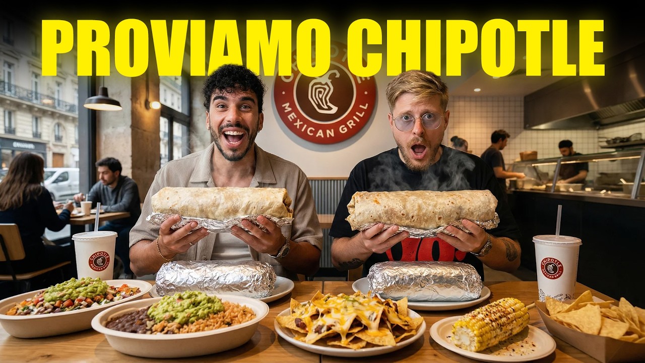 PROVIAMO UNO DEI FASTFOOD PIÙ INCREDIBILI DEL MONDO: CHIPOTLE - QUESTO IN ITALIA NON ESISTE NEMMENO!