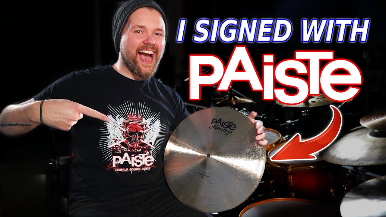 Меня одобрили тарелки Paiste! | Новая установка тарелок — шведский барабанщик