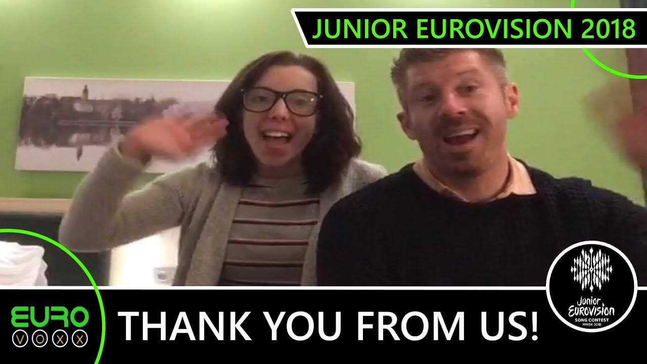 JUNIOR EUROVISION 2018 : THANK YOU FROM EUROVOXX
