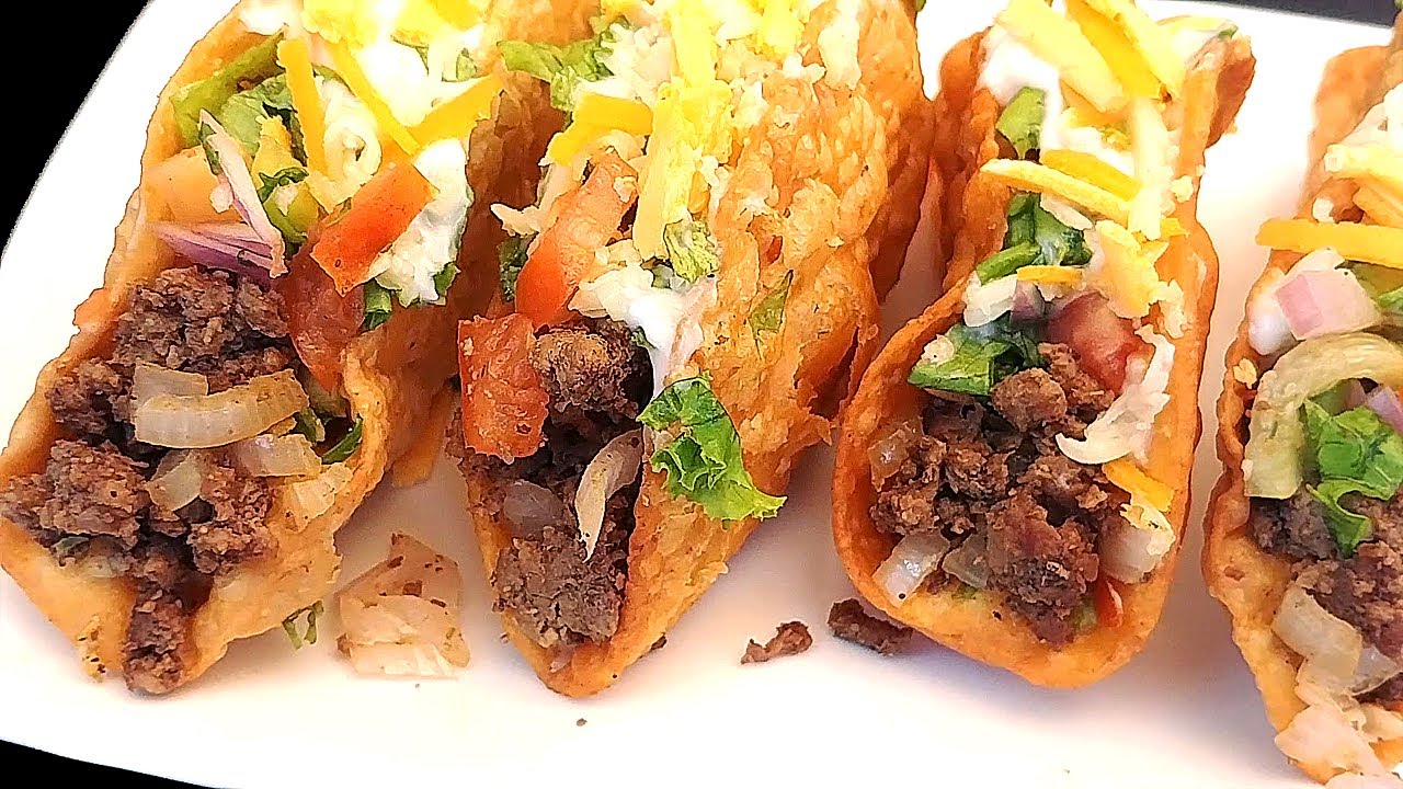 মেক্সিকান বিফ টাকোস ! অনেক মজার একটা খাবার ! Beef Tacos