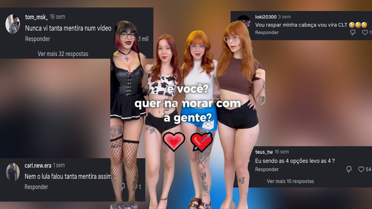 Elas estão procurando um namoradinho | Comentários MALICIOSOS Do Instagram