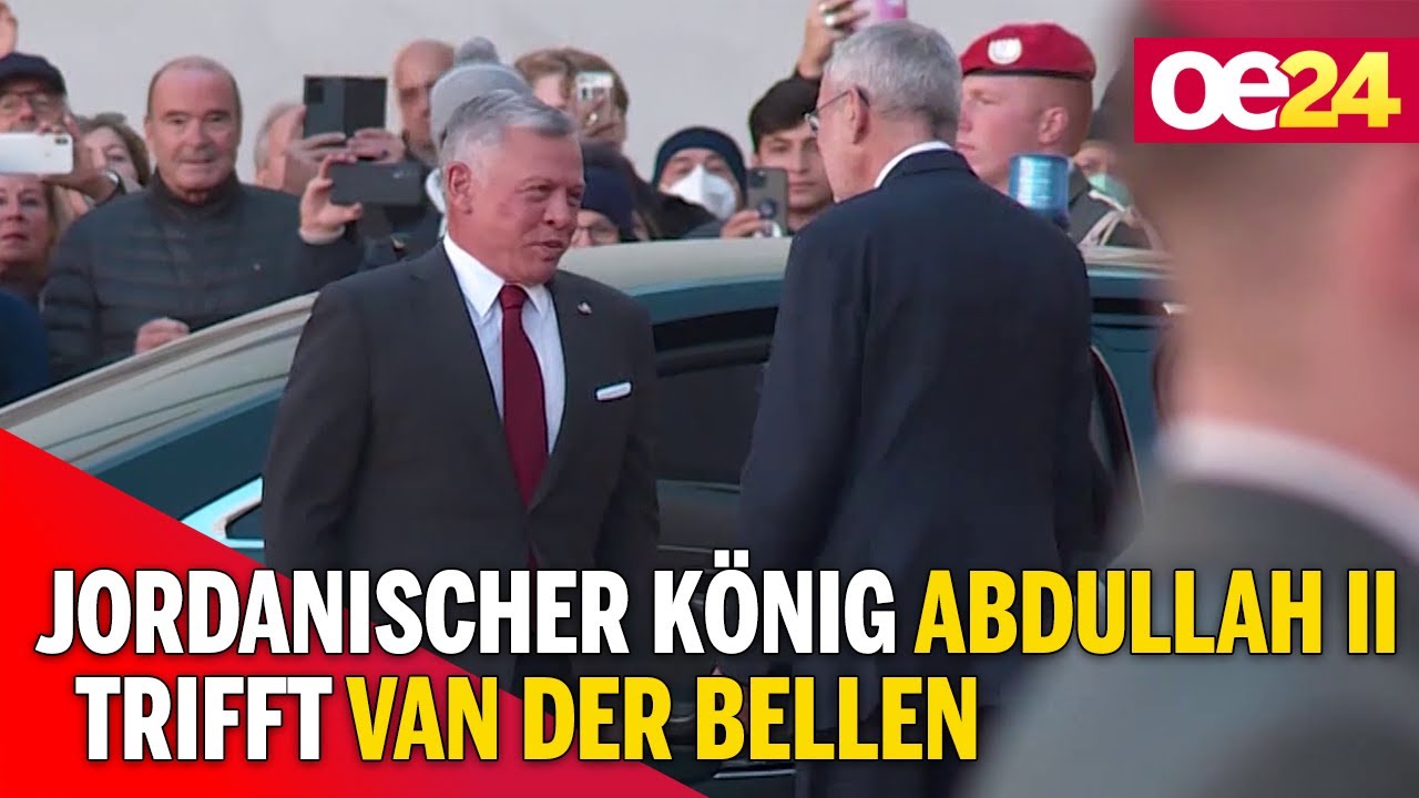 Jordanischer König Abdullah II trifft Van der Bellen
