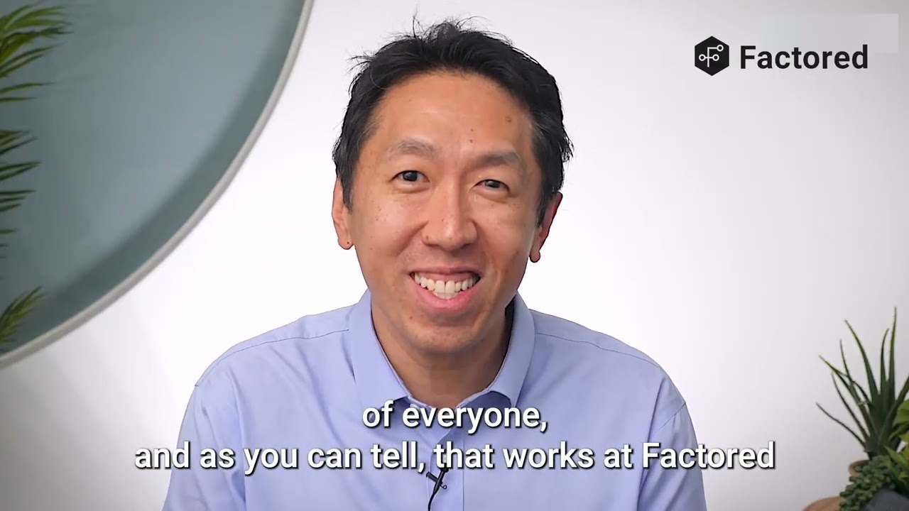 Andrew Ng on Factored: Building the Top 1% AI, ML & Data Talent