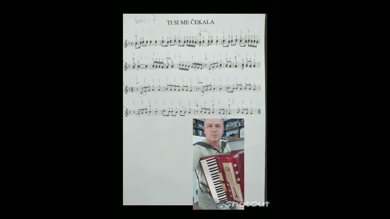 TI SI ME ČEKALA @ranko131 HARMONIKA I SYNTHESIZER ZA POČETNIKE SINKOPA,ORIENTAL