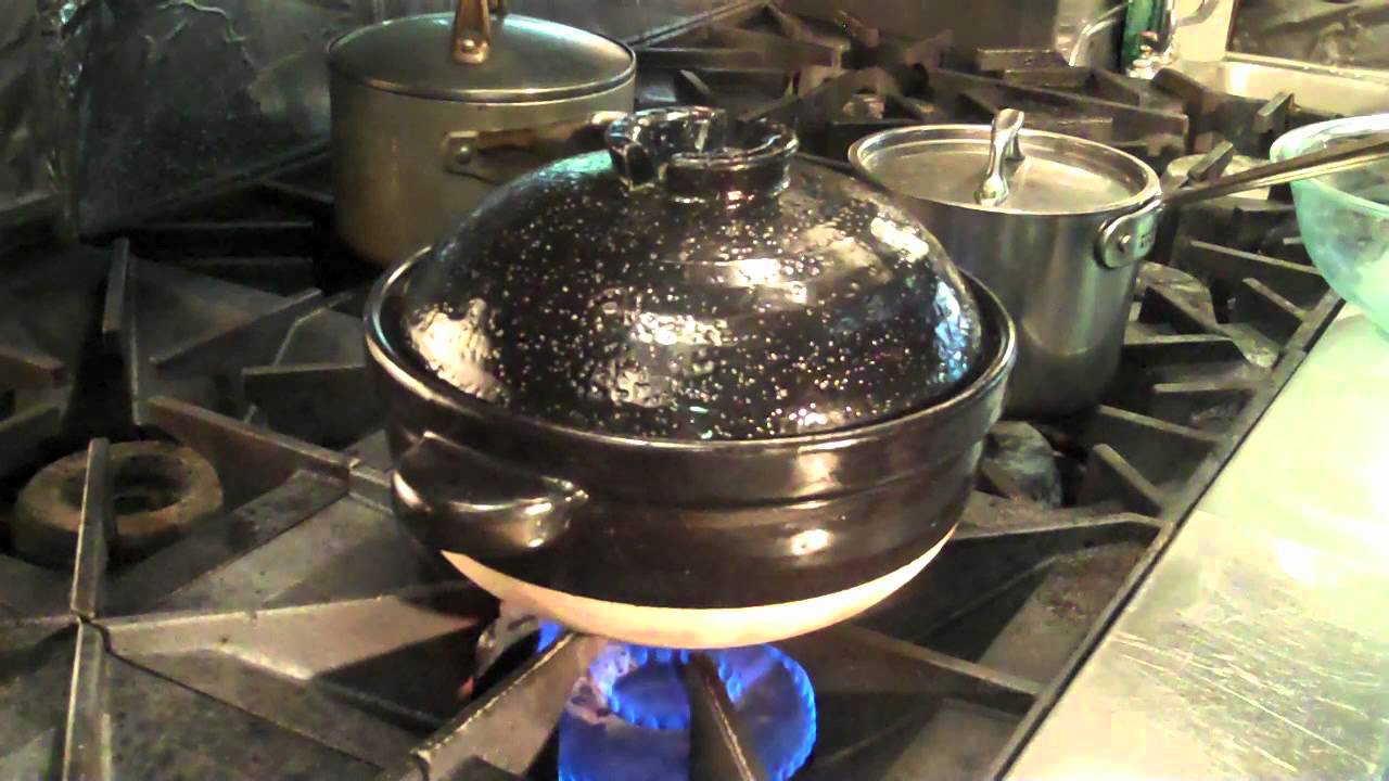 Ming Tsai for Opensky - Chef Demos Authentic Japanese Donabe