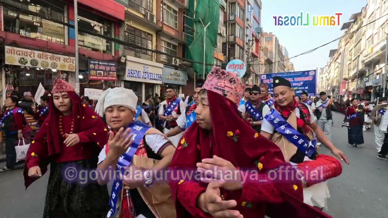 Tamu Lhosar Kathmadu | 2082| Chariot Procession in New Road, Kathmandu | Gurung Culture | Part 2