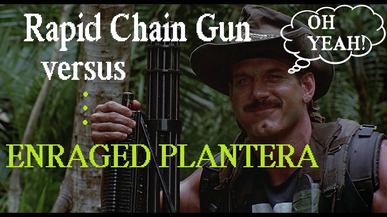 Terraria: Rapid Chain Gun vs. Enraged Plantera