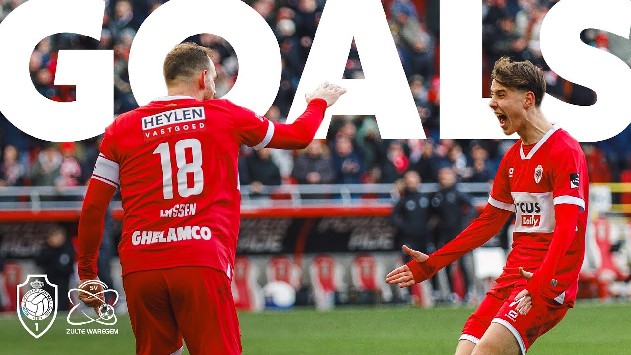 GOALS I R ANTWERP FC 2-1 ZULTE WAREGEM I 