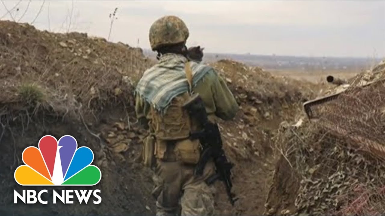 Ukrainian President Calls For Calm as Russian Troops Gather Near Border
