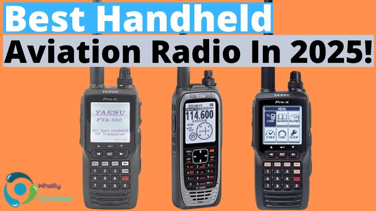 🎖️ Best Handheld Aviation Radios ✅ (Top 3)