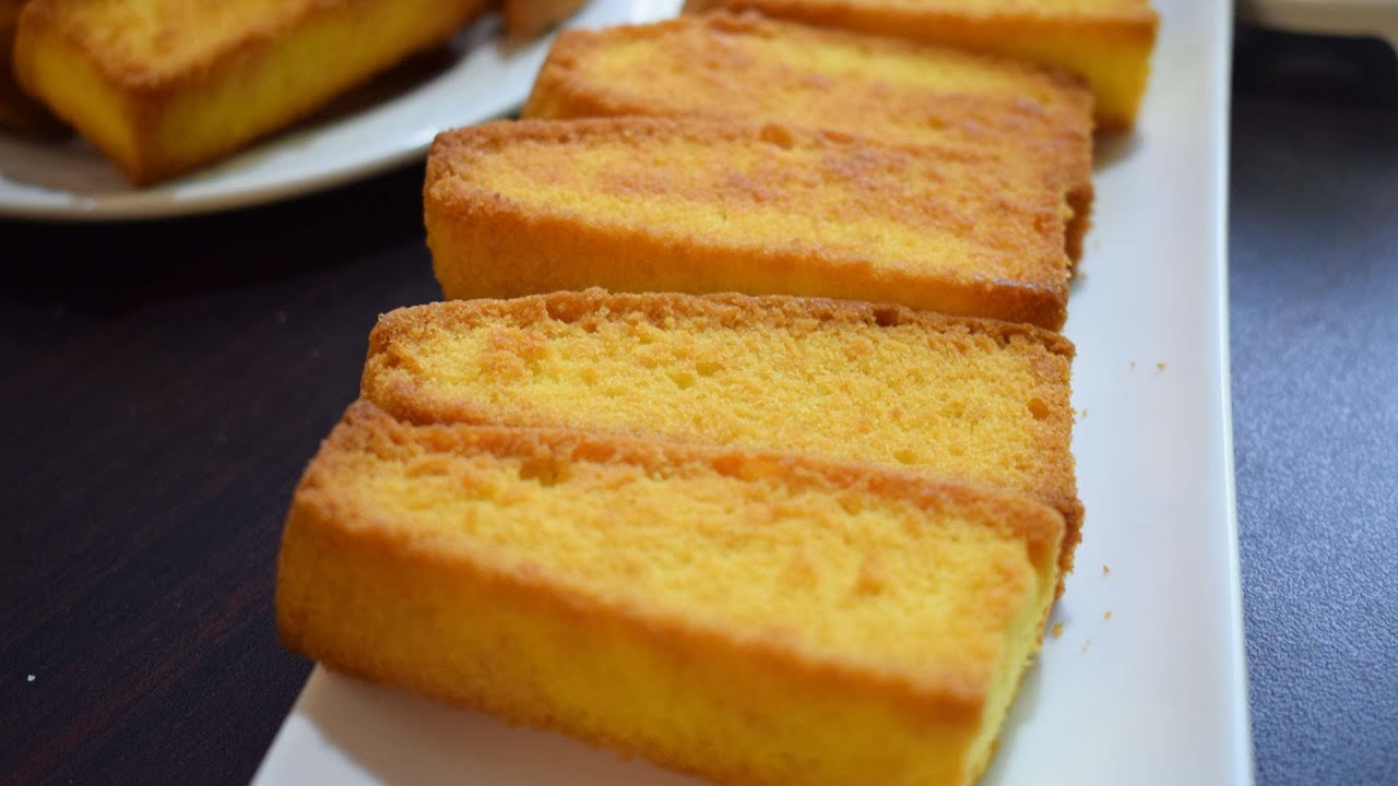 Easy Cake Rusk Recipe | کیک رس | Cook With Us