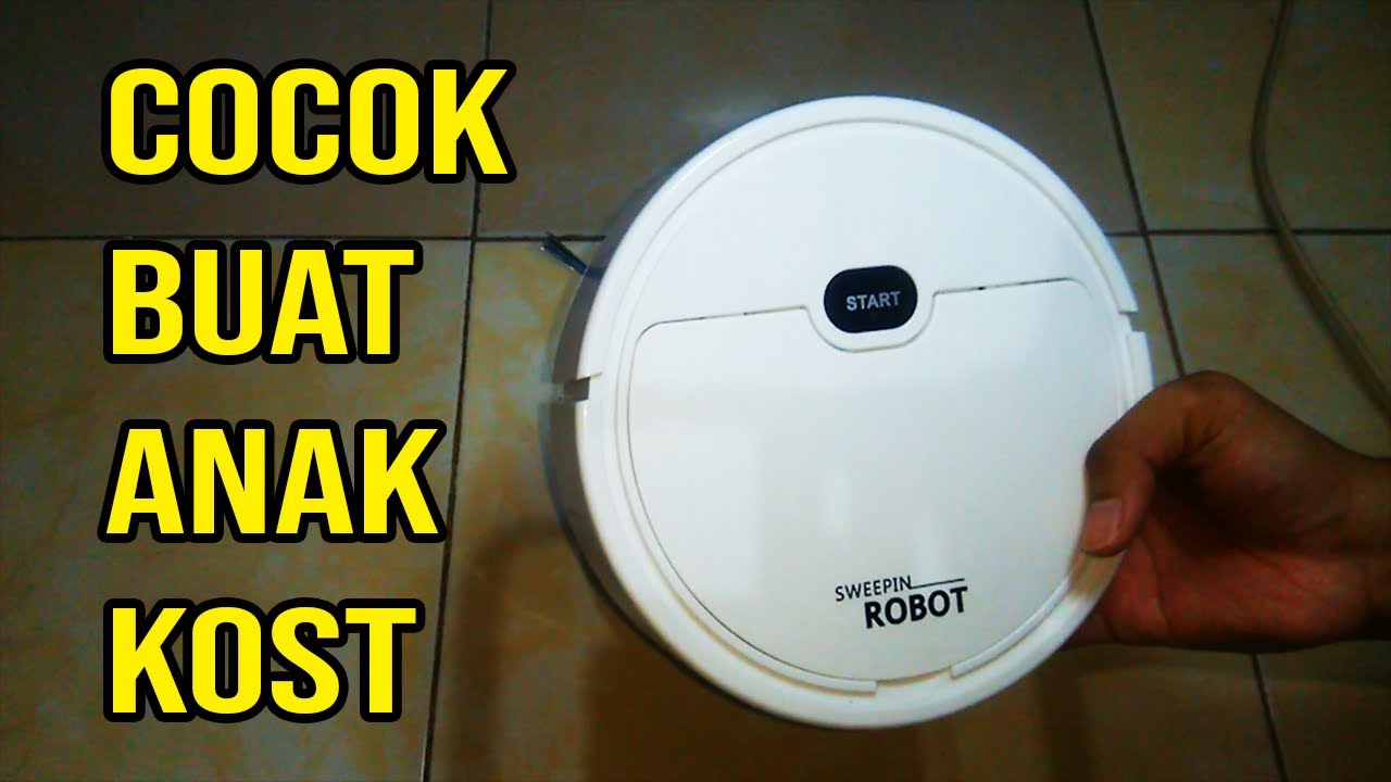 REVIEW ROBOT PEMBERSIH LANTAI MURAH (Sweepin Robot)