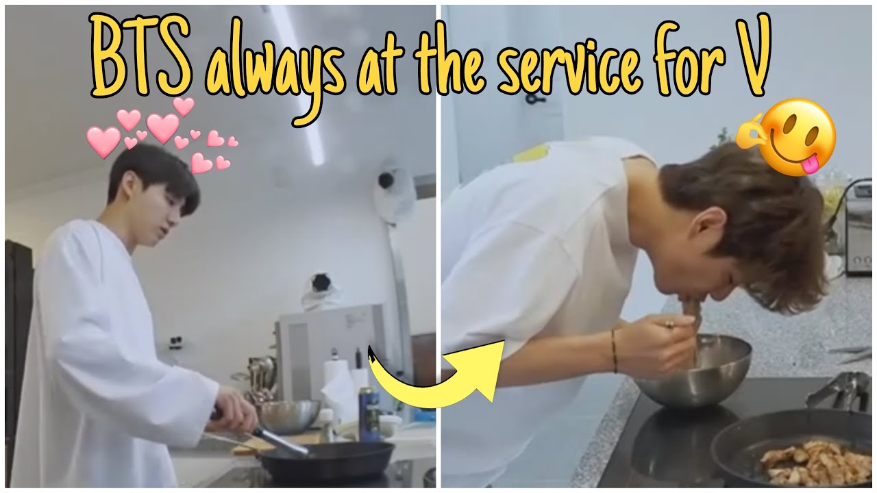 BTS always at the service👷🏻‍♂️ for Tae Tae🐯😍 #IntheSoop2 #BTSV #Jin #Suga #RM #J-hope #Jimin #JK 💜♾️