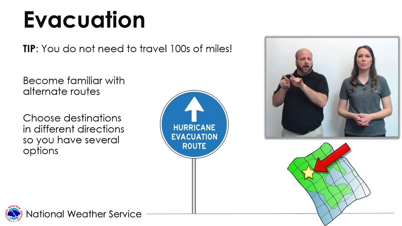 Hurricane Awareness - Evacuation Tips