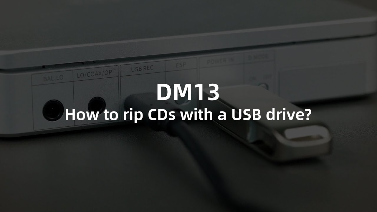 DM13 Как скопировать содержимое компакт-дисков с помощью USB-накопителя?