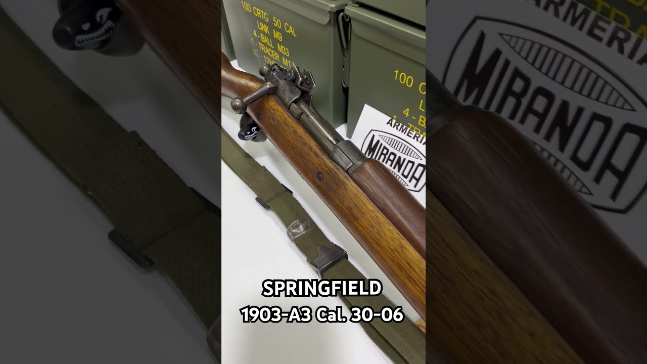 Fusil Springfield 1903-A3 Cal 30-06 #ww2 #militar #shortvideo #argentina #shorts #tirodeportivo